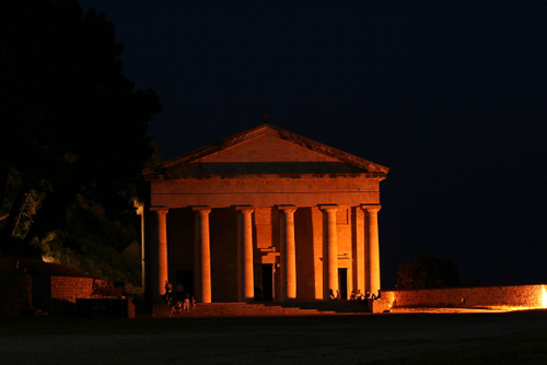 Tempel in Korfu Stadt